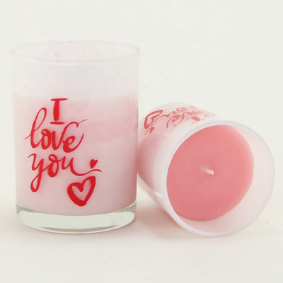 Home Decor Candle Holder Soy Wax Scented Candle Matches in Glass jar Gift Set