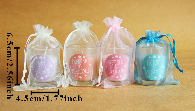 Easter Day colorful small gift jar candle Personalized private label Creative Soy Wax Scented Candles