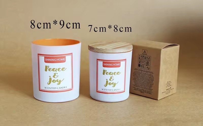 Qingdao Manufacturer Customized Gift Organic Natural Essential Oil Scented Non Toxic Candles Soy Wax Candle With Glass Jar