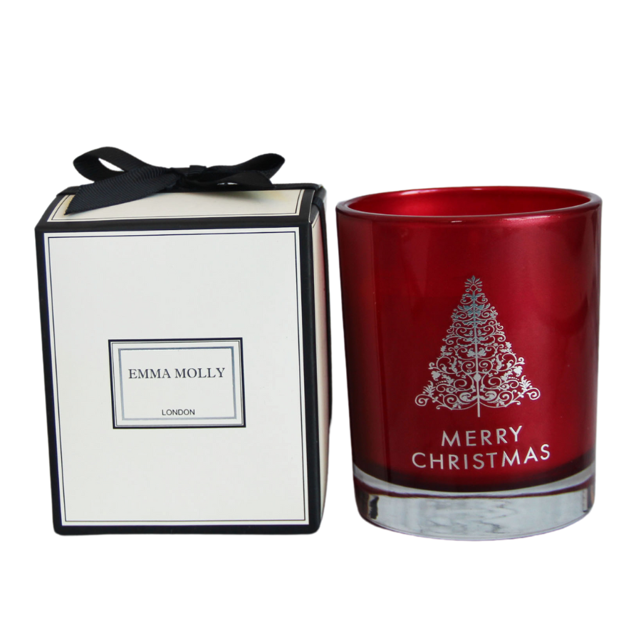 Whole Sell Luxury Customize Unique Glass Jar Thick Base Soy Scented Candle Bulk Luxury Christmas Candles With Gift Box