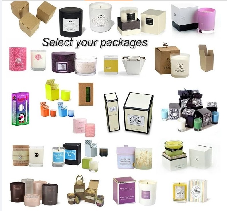 Assorted Wholesale Luxury Gift Bulk Soy Wax Body Natural Oil Custom Fragrance Small Glass Scented Candle Mother'S Day