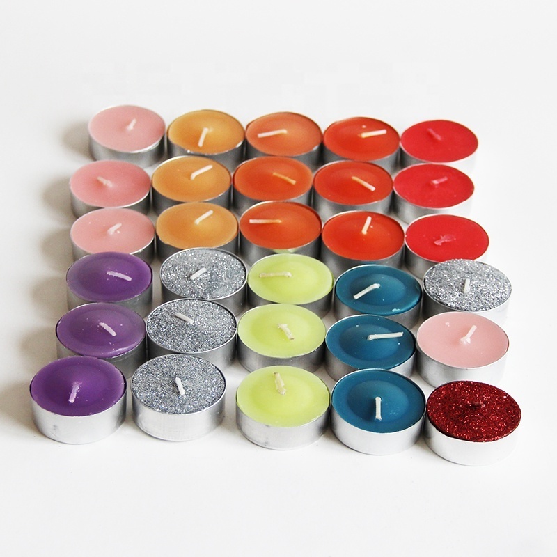 Wholesale Promotion Cheap Price Colorful Scented Tealight Candles