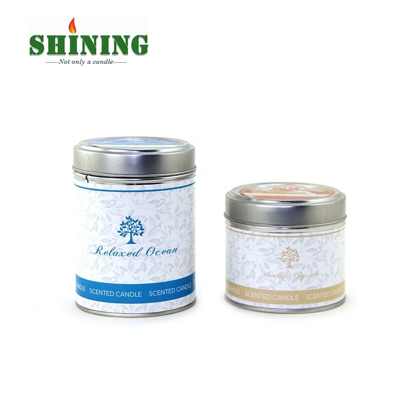 Wholesale new design metal tin candle survival candle for emergency use bougie de survie