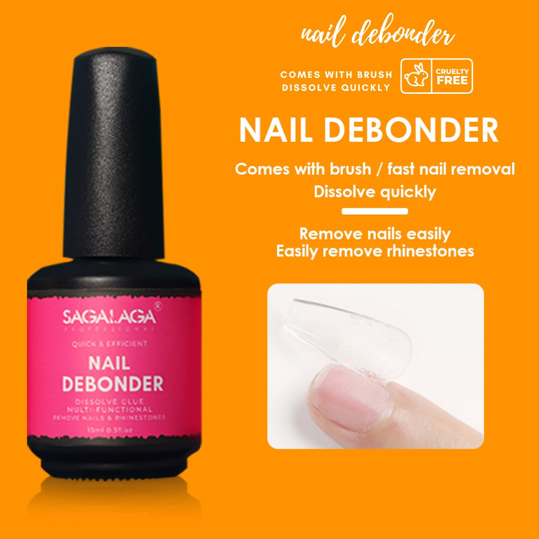 Press On Nail Debonder Glue Remover For Removing False Nails Rhinestone Glue Gel Remover Transparent Fast Dissolve Liquid