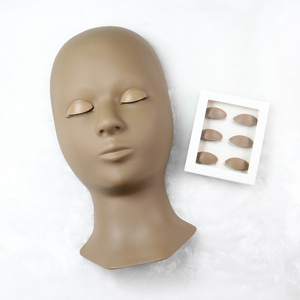 Wholesale Custom Lash Mannequin Head Eyelash Replacement Eyelash Head Mannequin Realistic Mannequin Head With Eyelashes