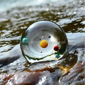 Solar System Crystal Ball glass ball for home decoration