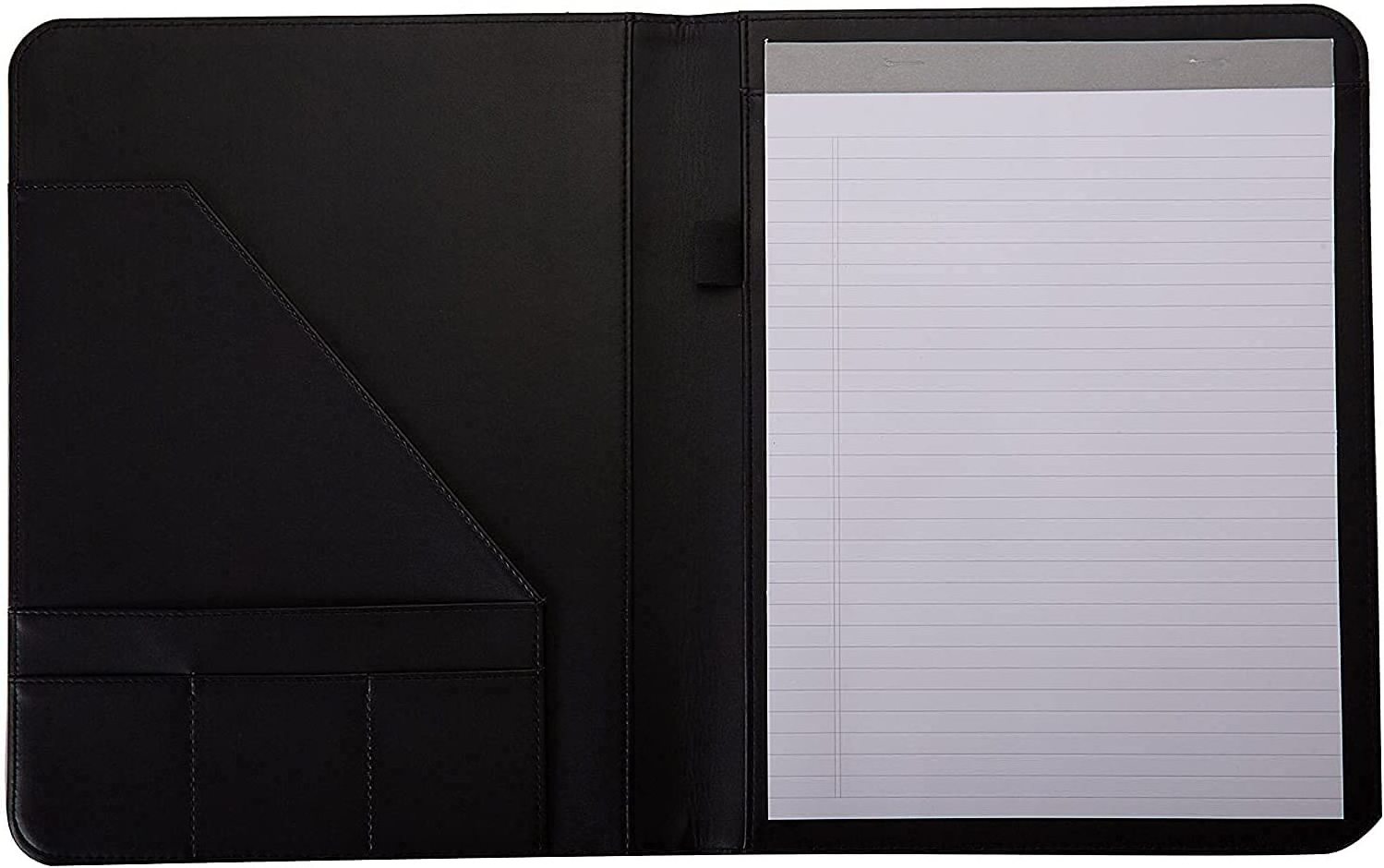 Classic Collection Business Padfolio PU Leather File Folder Conference Portfolio with Letter Size Writing Notepads