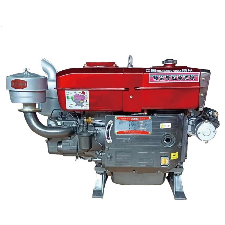 In Stock Diesel Engine ZS195/ZS1100/ZS1105/ZS1110/ZS1115/ZS1125/ZS1130/ZS1135 Single Cylinder Engine