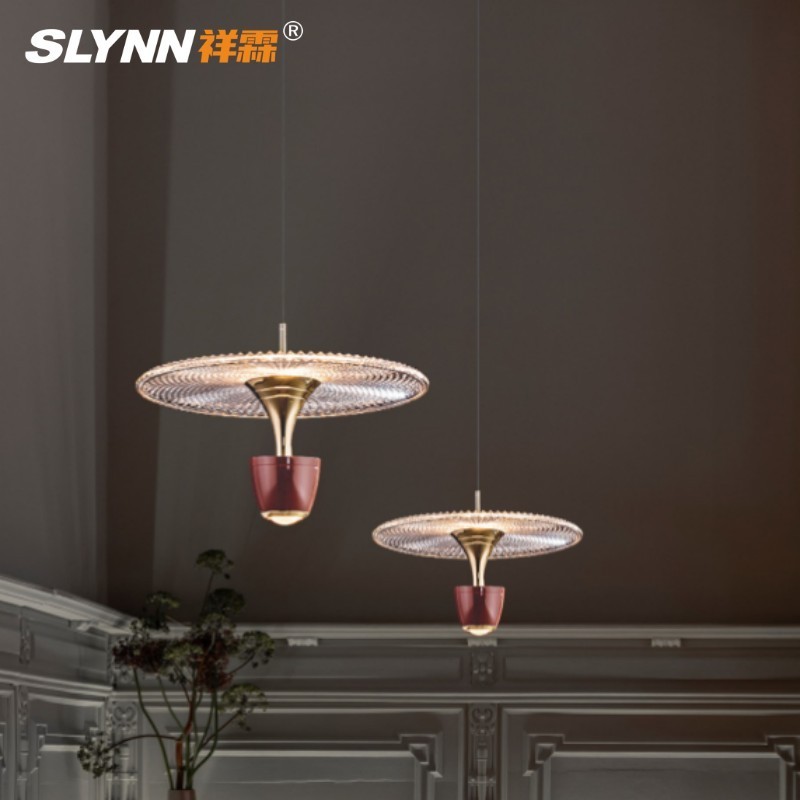 Gold Glass Luxury Hanging Lamps Fixture Suspended Linear Led Ceiling Home Decor Modern Chandeliers Pendant Light For Kitchen