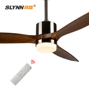 Modern DC Motor 6-Speeds Living Room Intelligent Remote Control Roof Fan Lamp Chandelier Ceiling Fan With Led Light