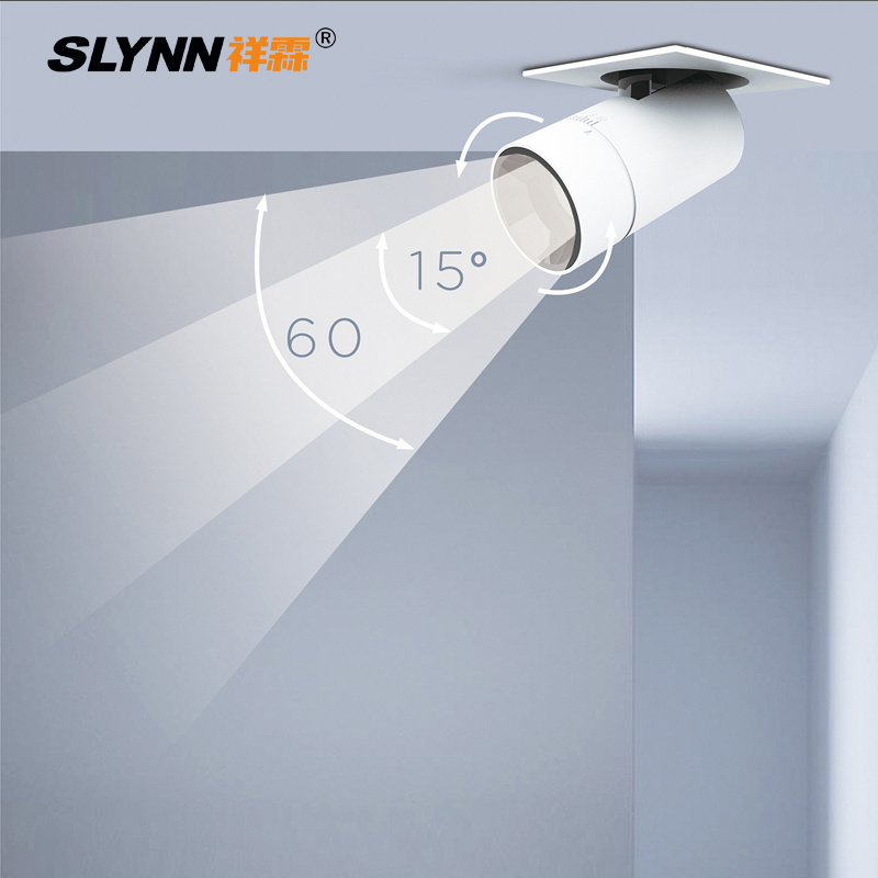 SLYNN 30W 20W 18W 15W LED Ceiling Spot Light 360 Degree Rotatable Surface Mounted Ceiling Downlight