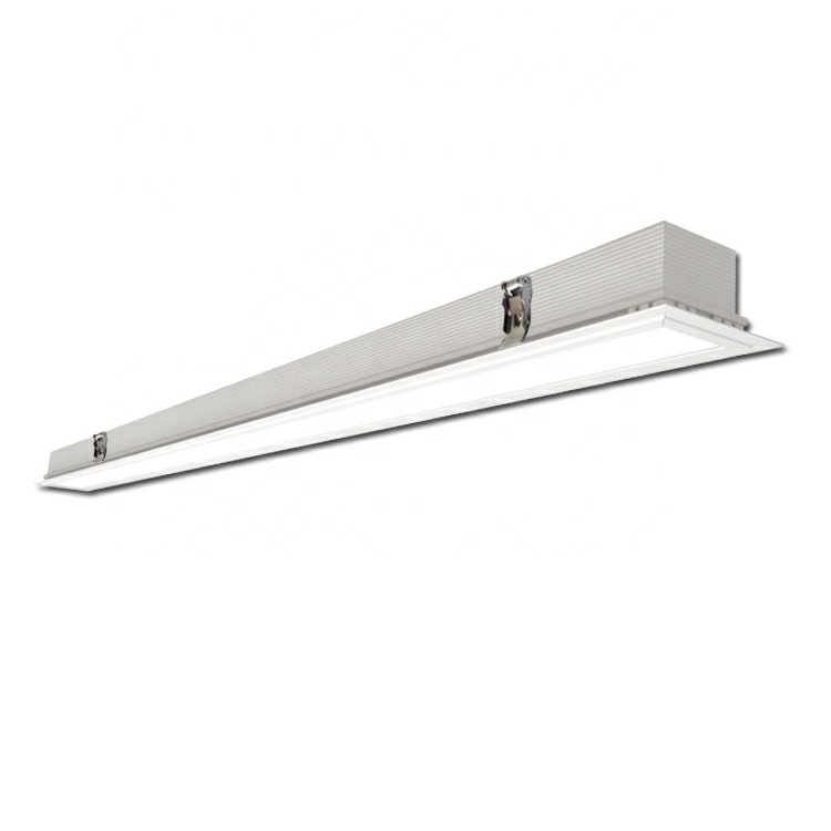 Shenzhen High quality aluminum 40W 50W led linear ceiling light fixture 1.2m 1.8m 4ft 8ft for shop