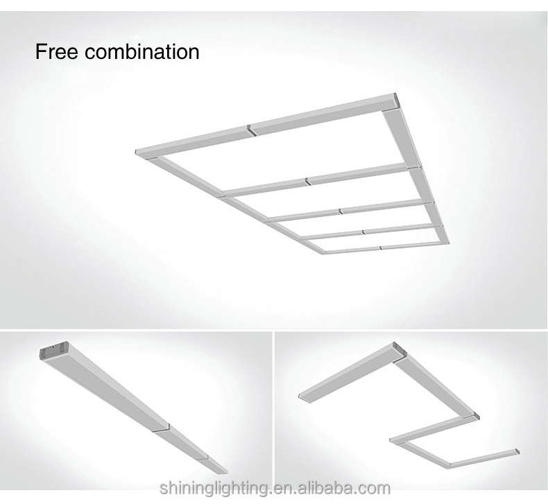 modern 36W 150x1500mm led recessed panel surface linear light for hotel