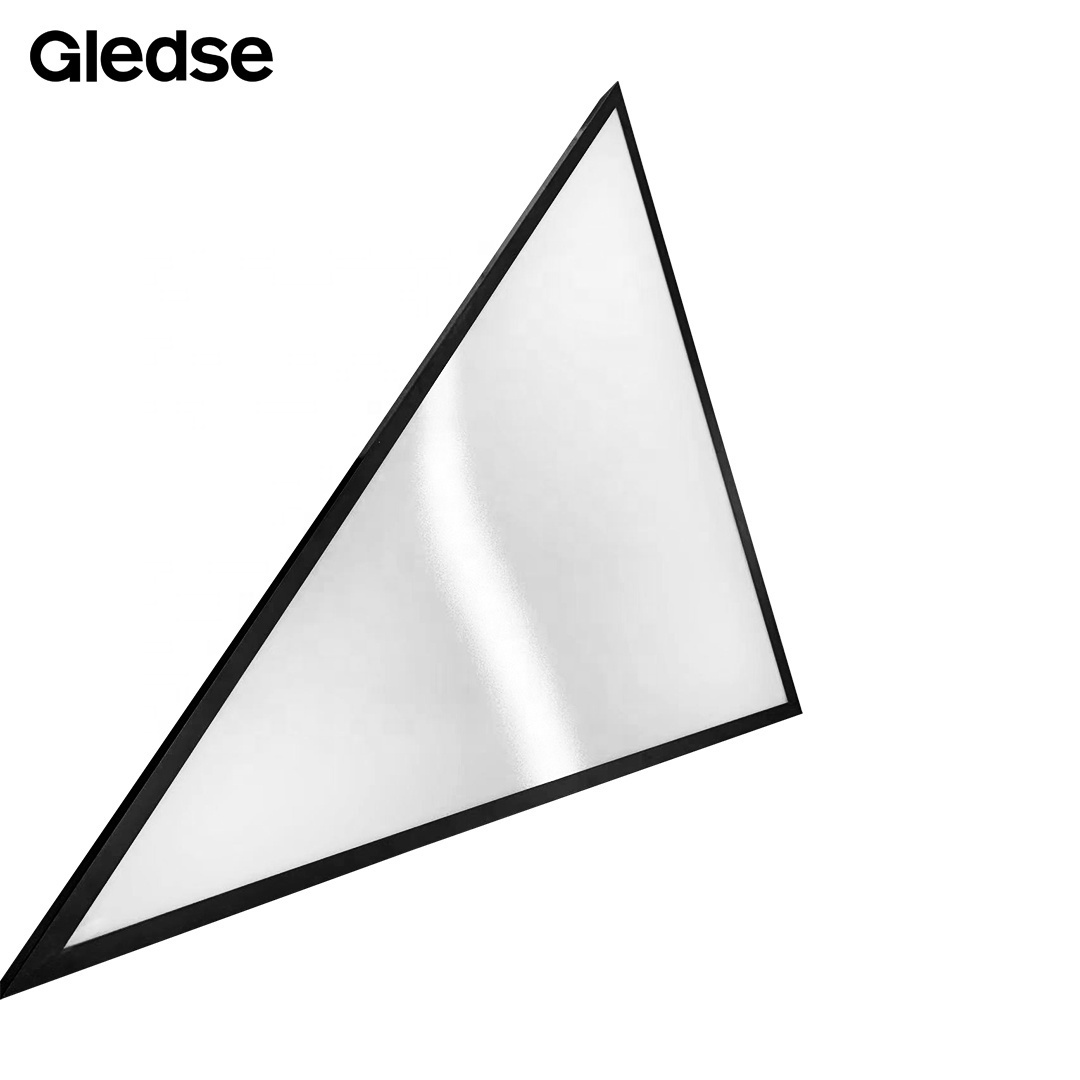 Factory Price Triangle LED Panel Ceiling Lights With Customized Shape For different projects