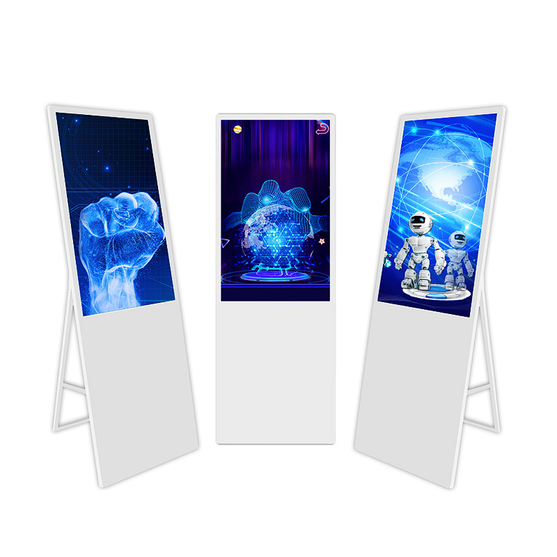 Bigger size 55inch Portable android advertising display lcd digital poster display wifi standing digital signage