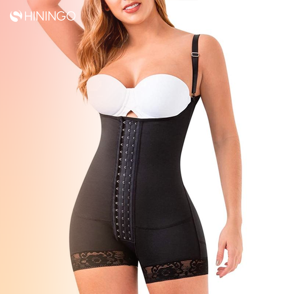 Women'S Corset Slimming Body Shaper Postpartum With Adjustable Strap Faja Colombian Girdles Butt Lift Shapewear