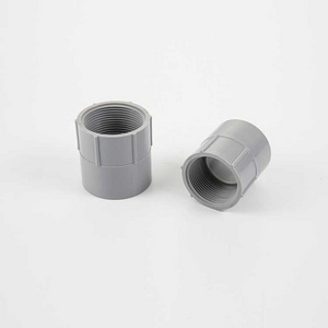 Injection PVC pipe round thread conduit fittings electrical adapter