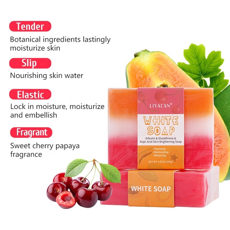 Whitening Soap Body Bath Arbutin Face Brightening Skin Lightening Kojic Acid Whitening Soap