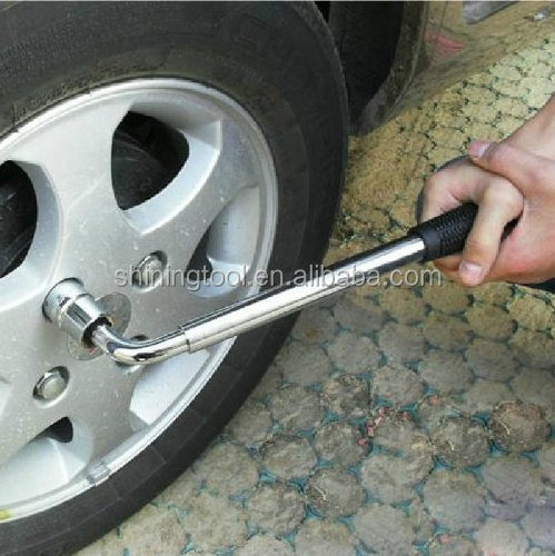 CARBON STEEL LUG EXTENDABLE TELESCOPIC WHEEL WRENCH