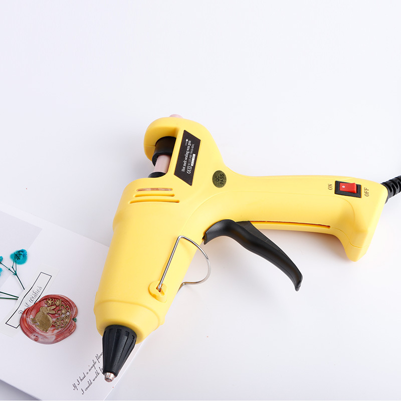 Hot melt wax gun