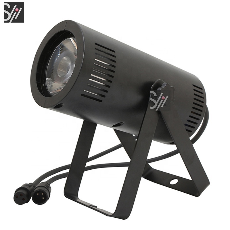 Factory wholesale dj equipment disco pinspot lights dmx 15w rgbw 4in1 mini beam led pin spot light