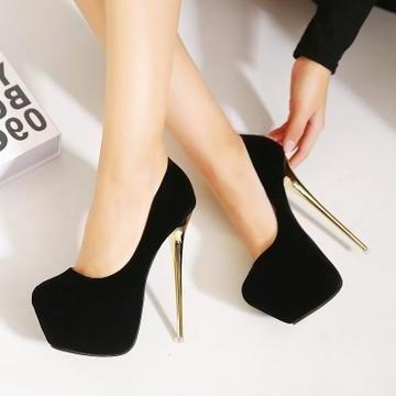 16CM Super High Heel Stilettos Performance Platform Sexy Women's Shoes Low Top Pumps Sexy Nightclub