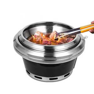 Commercial long Service life Commercial Indoor smokeless BBQ Charcoal grill Low oil Anti-splash oil yakiniku Charcoal stove