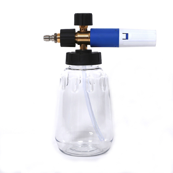 Transparent bottle high pressure washer car wash foam spray gun cannon lance