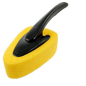 Long handle tyre car wax polishing applicator foam sponge brush