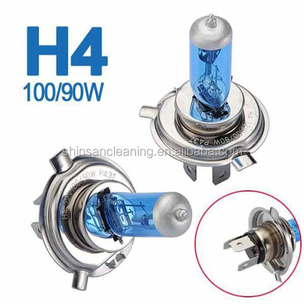 yellow light bulb h4/car halogen bulb/xenon h4 halogen bulb