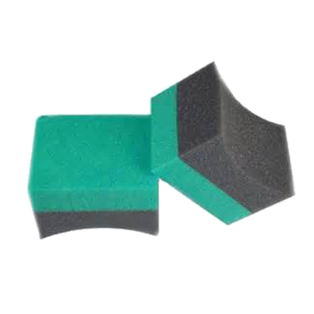 wholesale custom logo tyre dressing shine wax applicator sponge pad