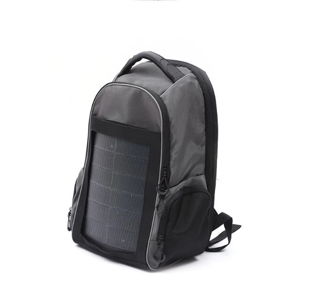 Backpack solar panel, Anti-water Power Solar Panel Battery Charger USB adapter thin film CIGS Portable solar chargeable backpack