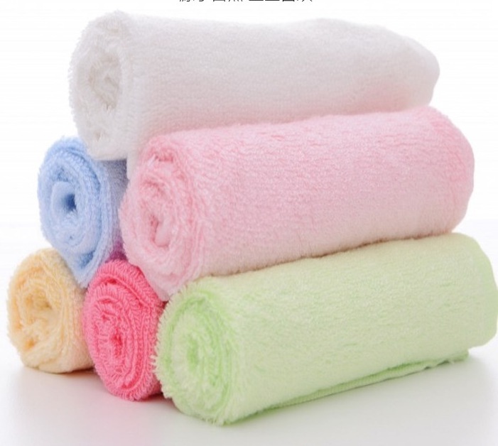 baby use microfibre towel bamboo towel 25x25cm face clean stand microfiber cleaning towel