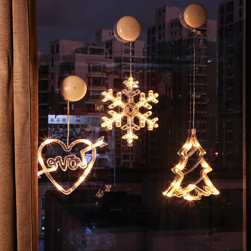 LED decorative lights living room window Christmas tree light decorations