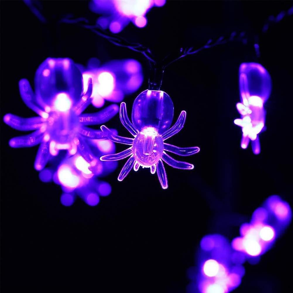 USB or battery powered spider pumpkin led string light Halloween holiday fairy string lights