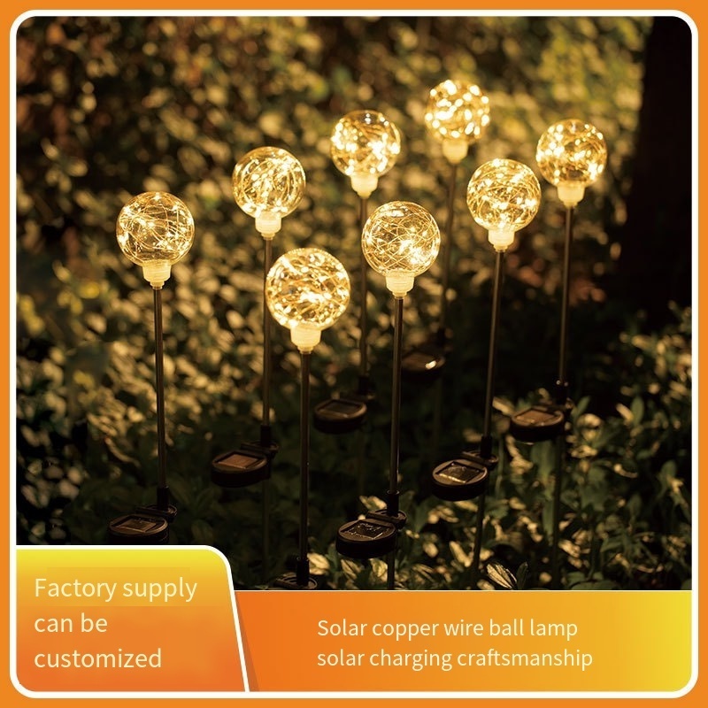 Pineapple Shape Solar Rechargeable Lamp Outdoor Waterproof Led Garden Light Solar Garden Lights Solar Landscape Lamp