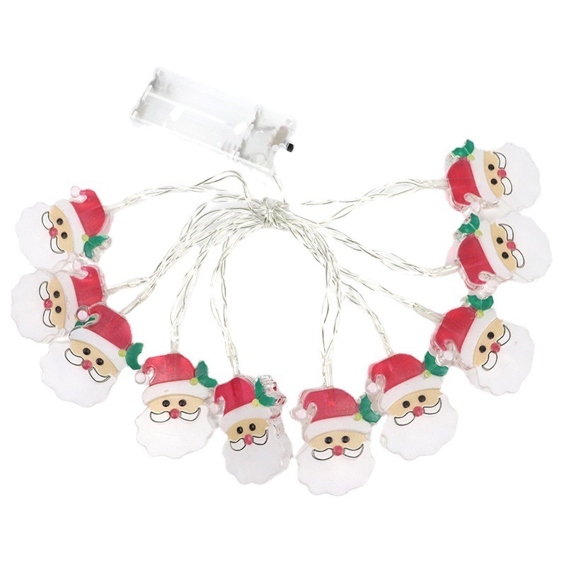 Christmas tree hanging snowman holiday battery powered Christmas string light for decorative lights