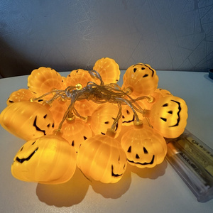 Halloween Pumpkins Decorated indoor party decoration Festive Lights led string light battery powered