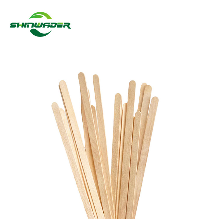 Coffee Stirrer Stick Disposable Stirrer Coffee Wholesale Eco-friendly Wooden Popular CLASSIC Mixer Bar Milk Coffee Stir