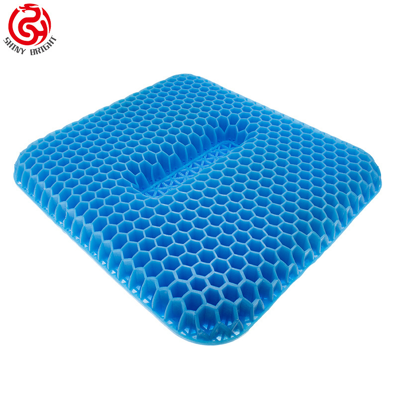 Gel Seat Cushion,Enhanced Office Chair Seat Cushion,Newest Modified Double Gel Honeycomb Design Thick Seat Cushion