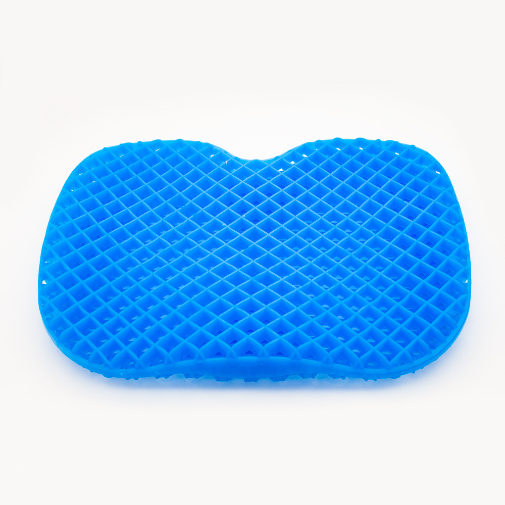 custom cooling cover tpe car office wheelchair honeycomb enhanced gel seat cushion for long sitting