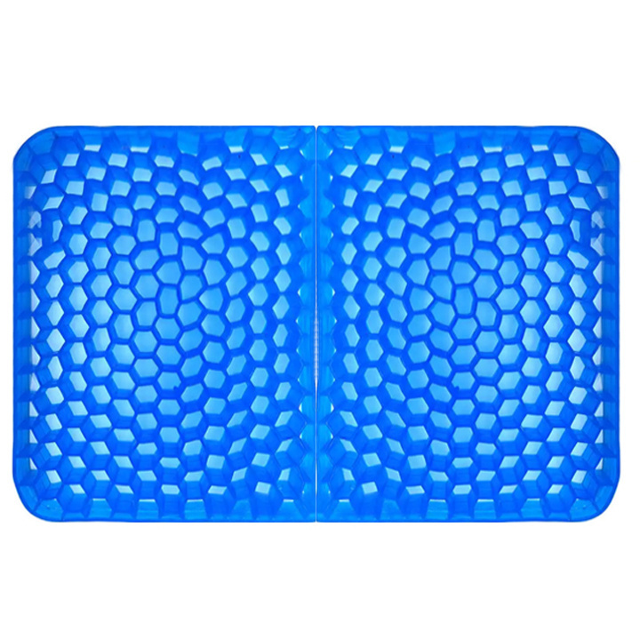 Wholesale Colorful Custom Stadium Outdoor Seat Cushion Environmental Fabric Ergonomic Orthopedic Jelly Gel Seat Cushion