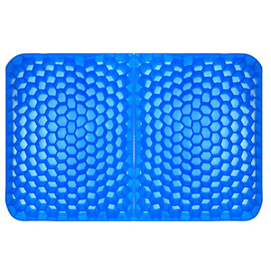 Wholesale Colorful Custom Stadium Outdoor Seat Cushion Environmental Fabric Ergonomic Orthopedic Jelly Gel Seat Cushion