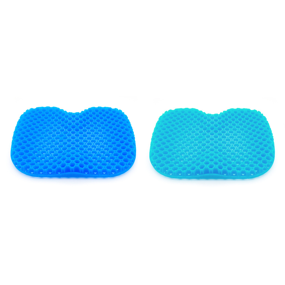 custom cooling cover tpe car office wheelchair honeycomb enhanced gel seat cushion for long sitting