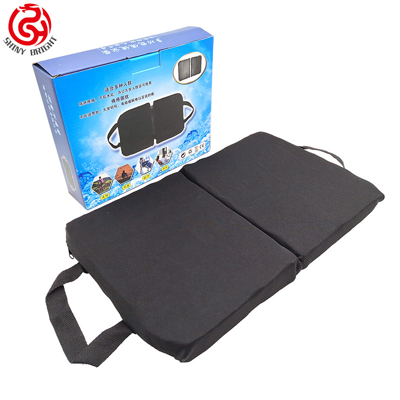 Wholesale Colorful Custom Stadium Outdoor Seat Cushion Environmental Fabric Ergonomic Orthopedic Jelly Gel Seat Cushion