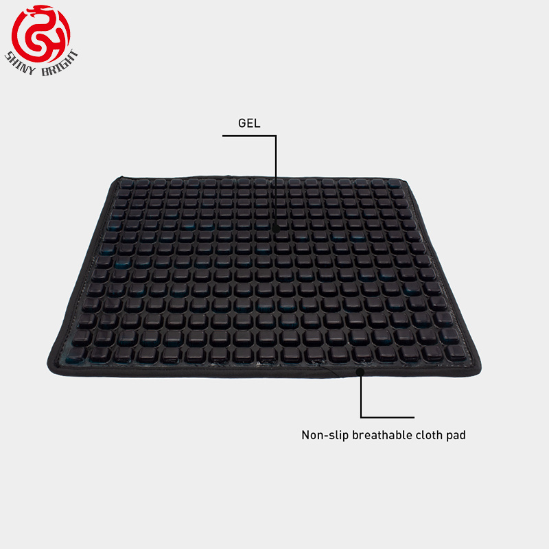 Wholesale Summer Cooling Gel breathable shell shape Cushion Comfort Seat Cushion