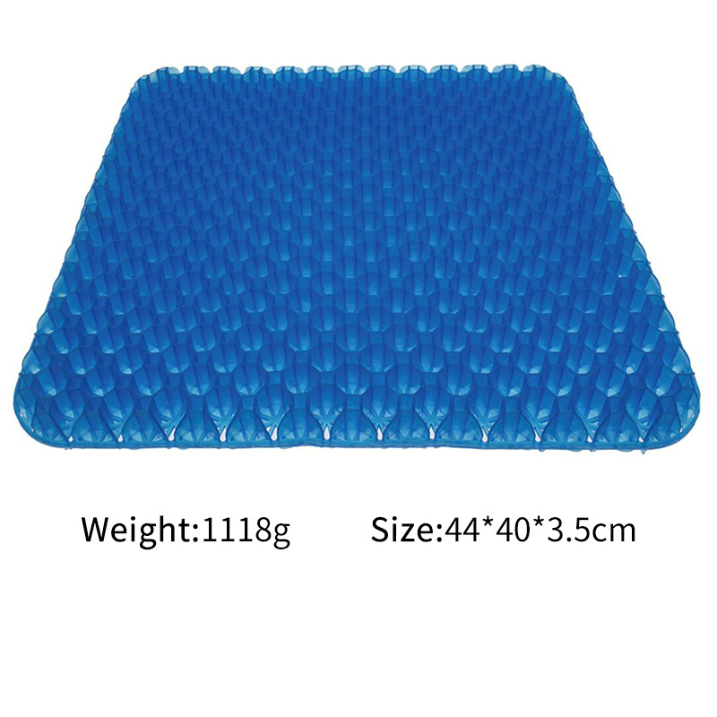 Orthopedic Comfort Office Chair Gel Seat Cushions Cooling Honeycomb Gel Seat Cushion