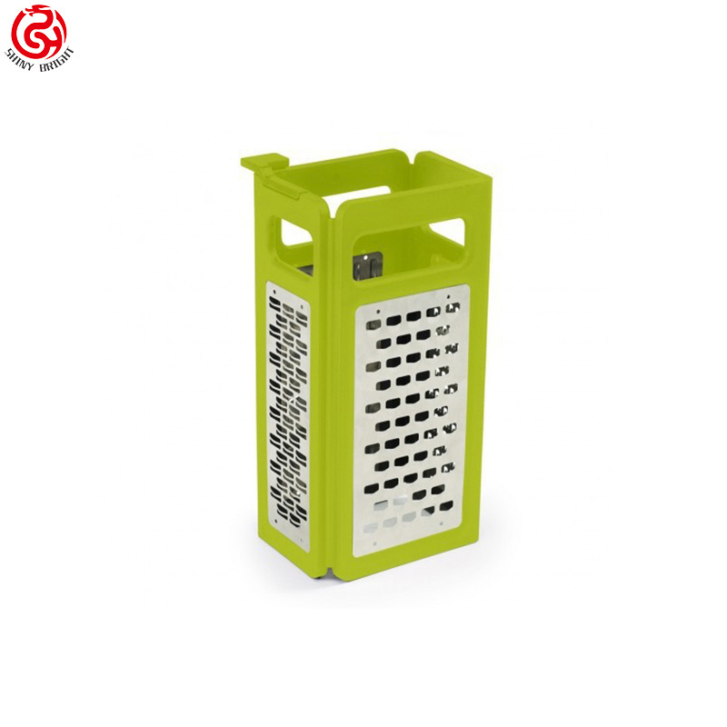 Multi-functional Stainless Steel Professional Coconut Cassava Grater Box 4 Sided Manual Kitchen Vegetable Cheese Grater