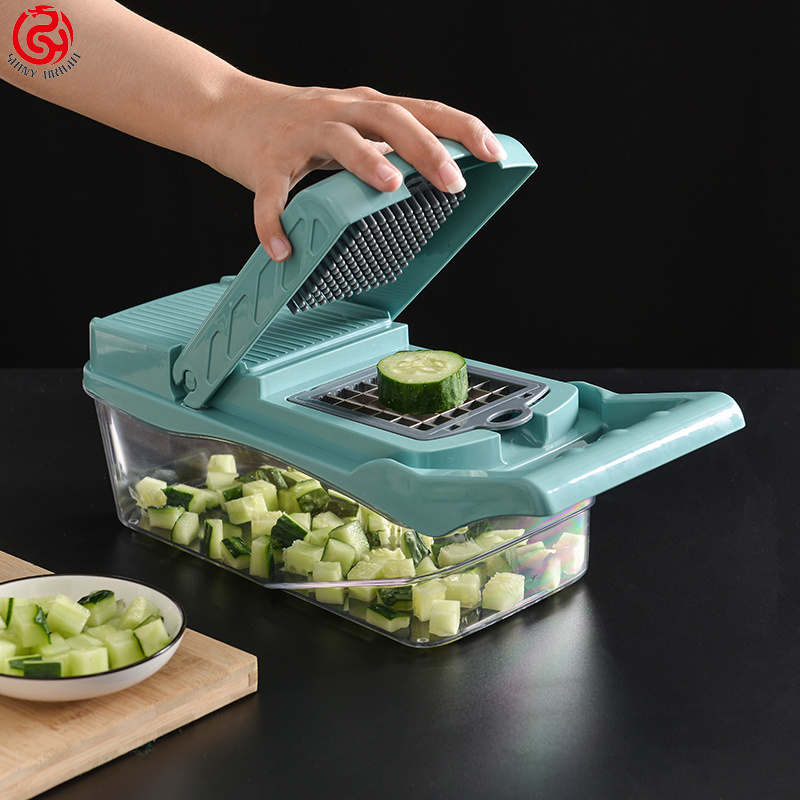 2022 Hot salevegetable slicer vegetable chopper manual food mandoline slicer mini cutter onion dicer potato veggie slicer vegeta