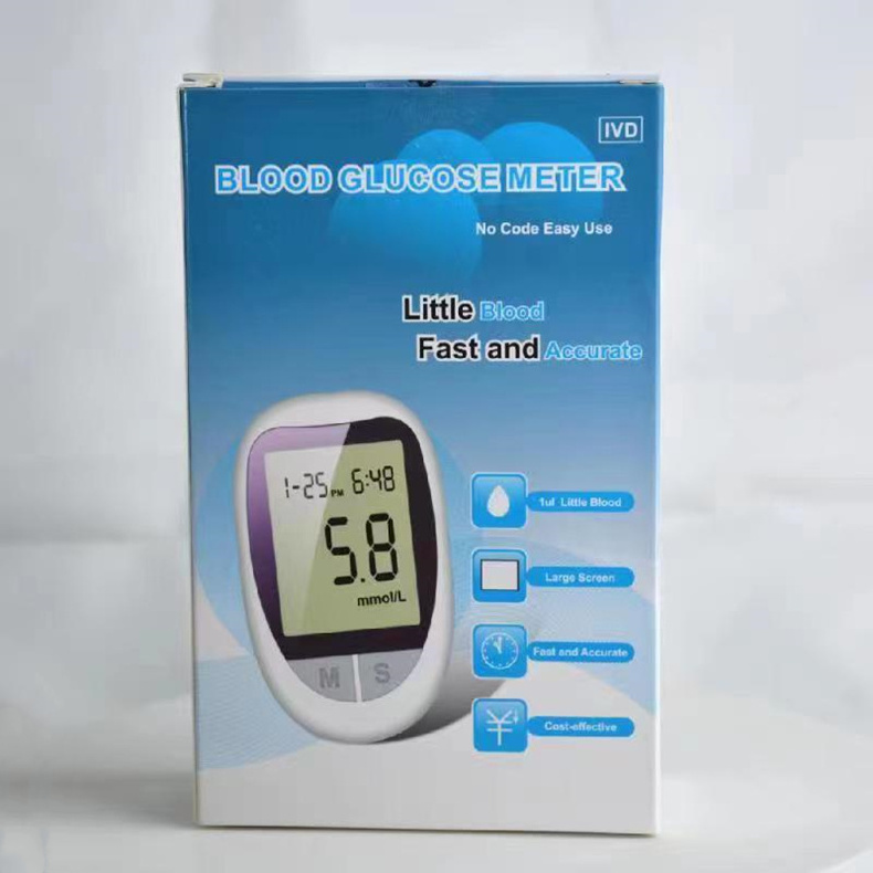 Digital Glucometer without Blood Smart Digital Sugar Blood Glucose Meter Kit without Test Strips for Home Hospital